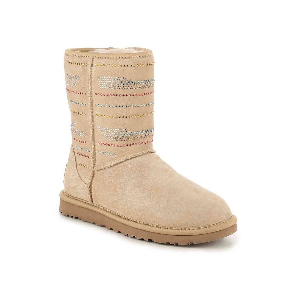 Ugg Classic Short Serape Bling Swarovski Boots